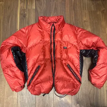 HUF 다운 자켓 레드/블랙 S