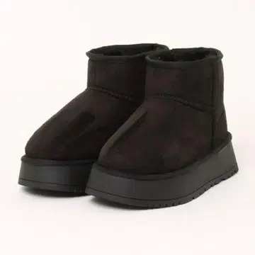 슈플라자 [ Padourouge ] 통굽 무스탕 부츠 23.5cm