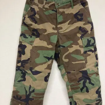 카모플라쥬 카고 팬츠 4 포켓