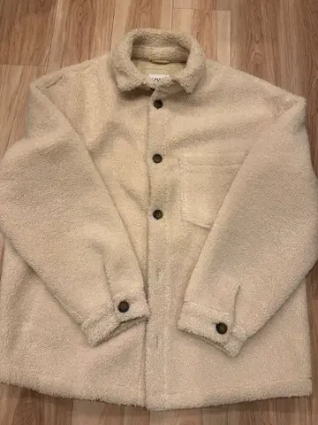 ZARA 플리스 자켓 XL 보아