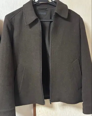 싱글 컬러 숏 블루종