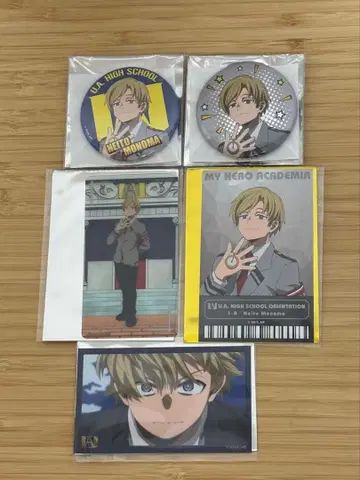 히로아카 유에이 오픈스쿨 모노마 네이토 캔뱃지 레어 클리어 카드 특전