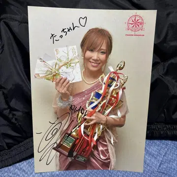 친필 사인 포트레이트 사진 타카라시로 카이리 stardom