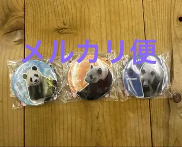 remember 팬더 캔뱃지 3개 (아키하마, 코하마, 후우하마)