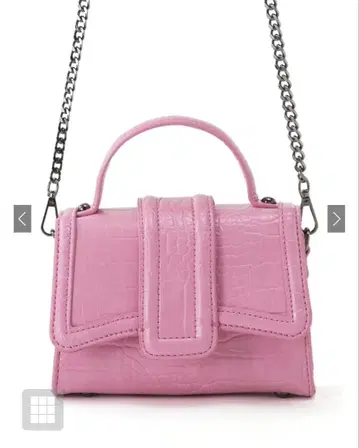 [ 가격 인하 가능 ] 핑크 악어 엠보싱 숄더백