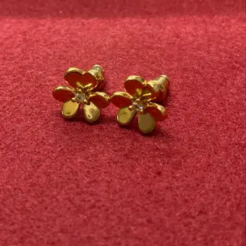 플라워 모티브 귀걸이