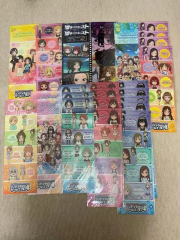 아이돌 마스터 신데렐라 걸스 극장 클리어 포스터 11종 27매