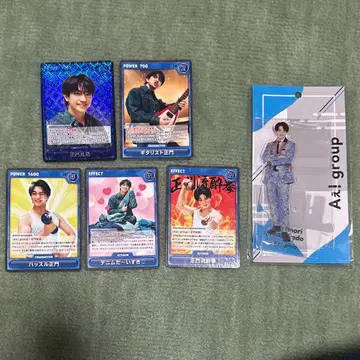 A! group DNA 카드 게임 아크릴 스탠드 세트