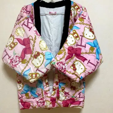 헬로키티 나이트 웨어 겉옷 반텐 룸웨어 한텐