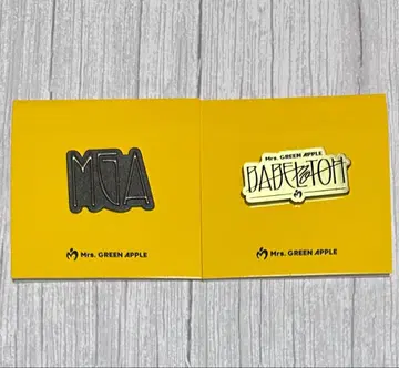 Mrs. GREEN APPLE 바벨 랜덤 가챠 핀즈 A, D 2점