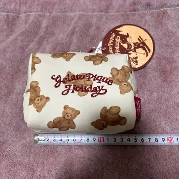 Gelato Pique Holiday 곰 무늬 파우치