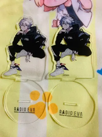 RADIO EVA 나기사 카오루 아크릴 스탠드 2점