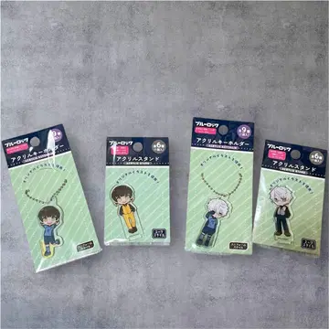 블루 록 다이소 아크릴 키링 아크릴 스탠드 4개 세트