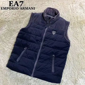 엠포리오 아르마니 EA7 코듀로이 충전솜 베스트 네이비 L