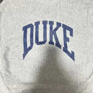 Duke MVP 맨투맨 트레이닝복 LARGE 그레이