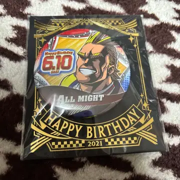 미개봉 히로아카 올마이트 2021 벌스데이 캔뱃지