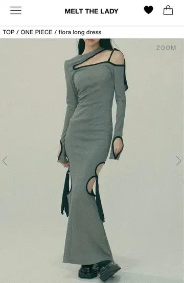 MELT THE LADY flora long dress