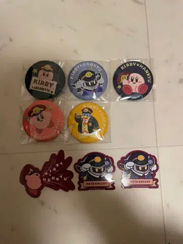 한큐 커비 캔뱃지 스티커 묶음 판매