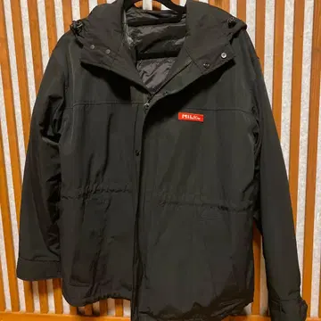 MILKFED. 후드 부착 블랙 자켓