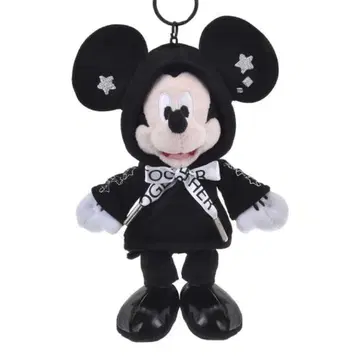 미키 봉제 인형 키링 키체인 Black style