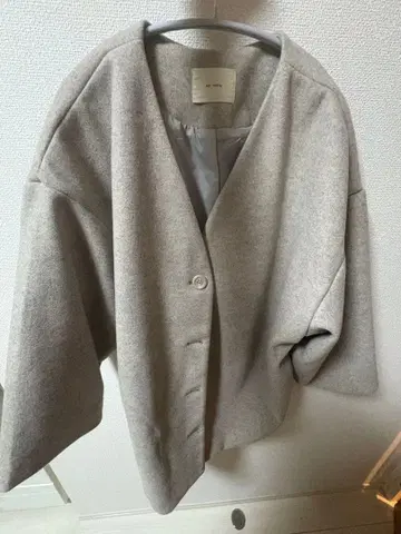 ap 레트로 노카라 자켓 베이지