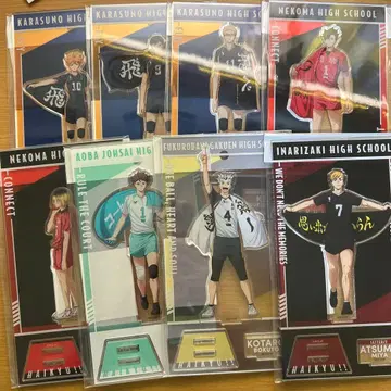 하이큐 플라자 아크릴 스탠드 엽서 스티커