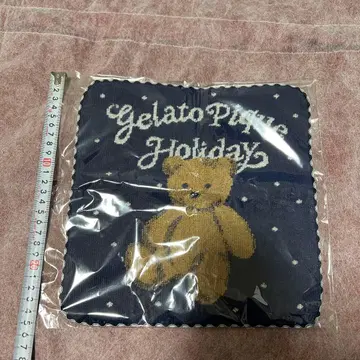 Gelato Pique 테디베어 손수건 네이비