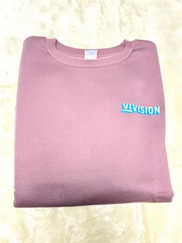 비비전 퍼플 크루넥 트레이닝복