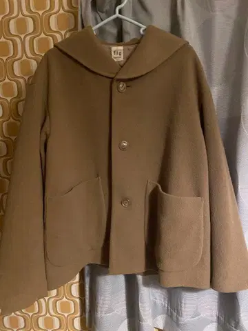 피그런던 세일러 카라 코트 카멜