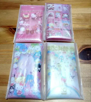 새상품 딸기신문 부록 캐릭터풀 클리어 케이스 세트