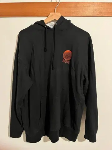 Tempalay Planet X 그래픽 후드티 블랙