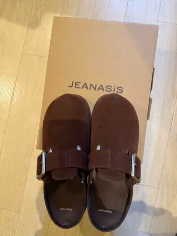 JEANASiS 브라운 스웨이드 로퍼