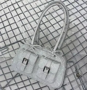 SPIRALGIRL 글리터 라메 백