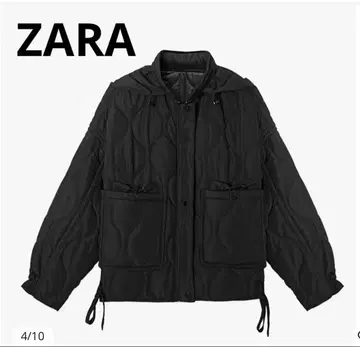 ZARA 숏 퍼프 자켓 블랙