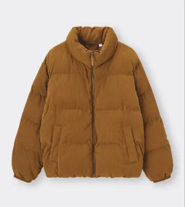 GU 히트 패디드 코듀로이 블루종