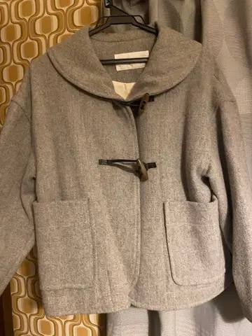 뷔르데사봉 숏 기장 더플 코트