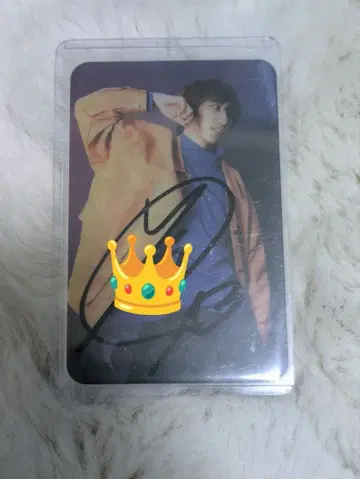 후쿠자와 유우 친필 사인 클리어 카드