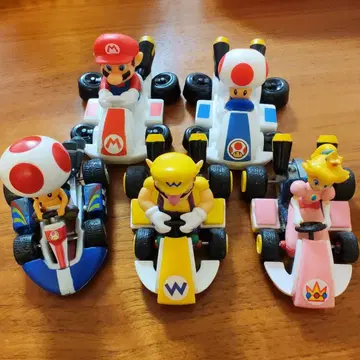마리오 카트 캐릭터 5체 세트