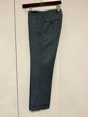 PT01 울 슬랙스 그레이 하운드투스 슈퍼 슬림핏 사이즈 44