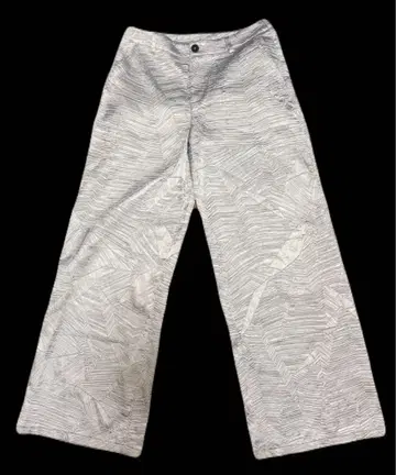 00s archive 광택 cyber flared pants Y2K