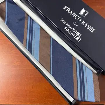 가마쿠라 셔츠 프랑코 바시 별주 레지멘탈 멀티 스트라이프 넥타이