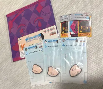 히소카 제일복권 세트 타월 스티커 러버 컬렉션