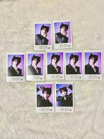 초특급 NINELIVES 미니 사진 마사히로 9장 세트