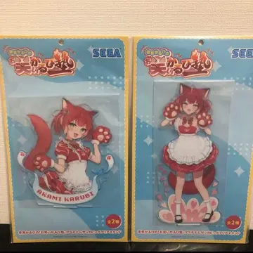 아카미 카루비의 [오와라이 카루비 학원] 플래티넘 잡화 빅 클리어 스탠드