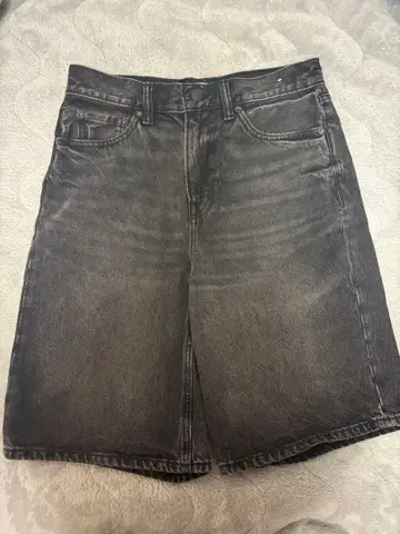 GAP 배기 쇼트 사이즈 28 다크 그레이