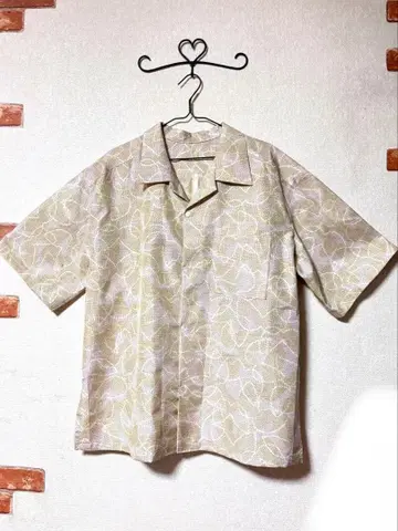 기모노 리메이크 남성용 아로하 셔츠 L