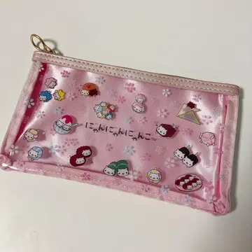 산엑스 냥냥냥코 펜 파우치