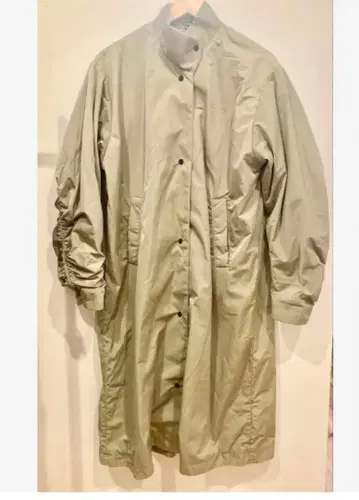 adidas 카키 롱 코트