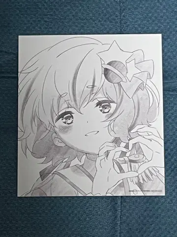 좀비랜드 사가 입장객 혜택 미니 색지풍 카드 콘노 준코