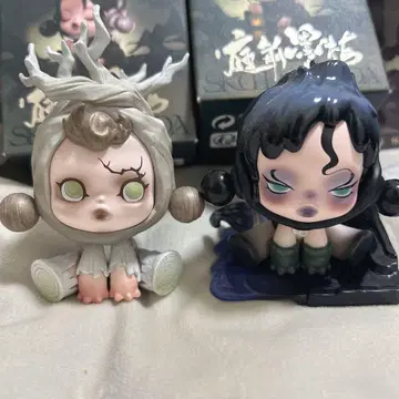 스컬 팬더 정원 앞 묵판 2종 세트